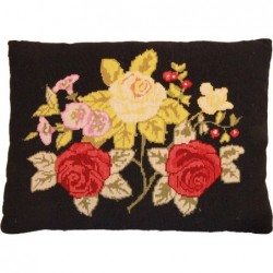 Cuscino Aubusson Nero 50x35cm