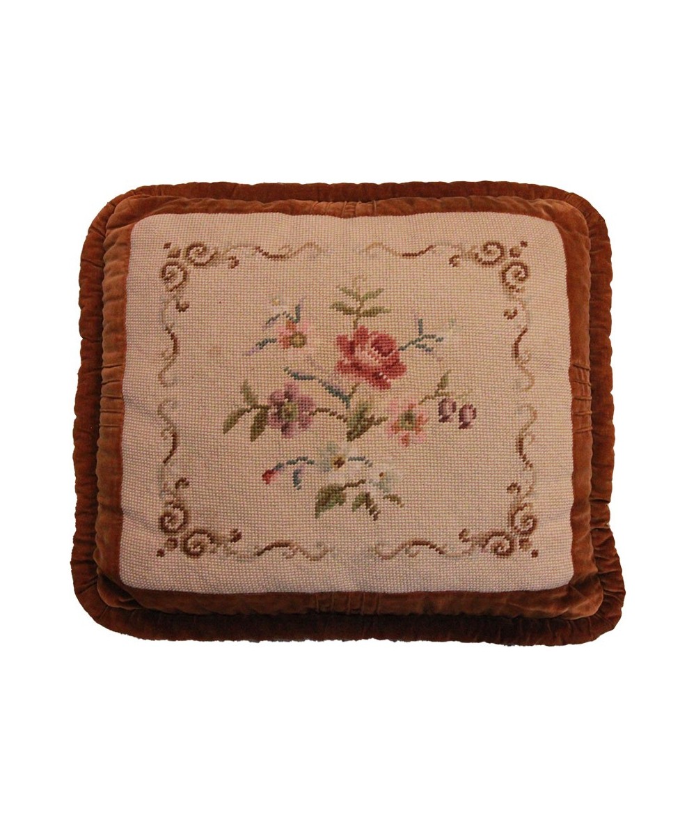 Cuscino Aubusson Marrone 50x40cm