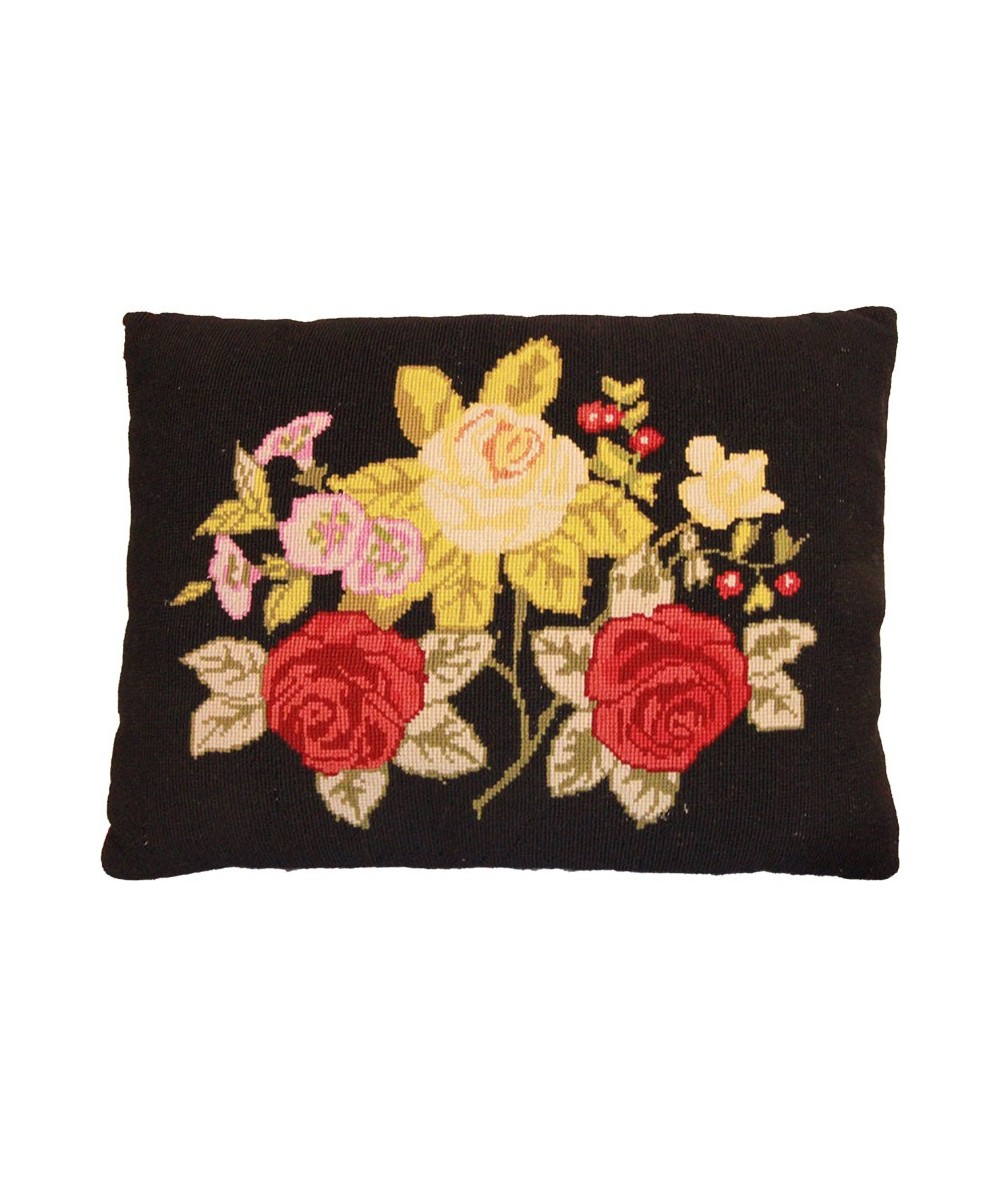 Cuscino Aubusson Nero 50x35cm