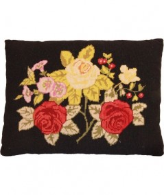 Cuscino Aubusson Nero 50x35cm