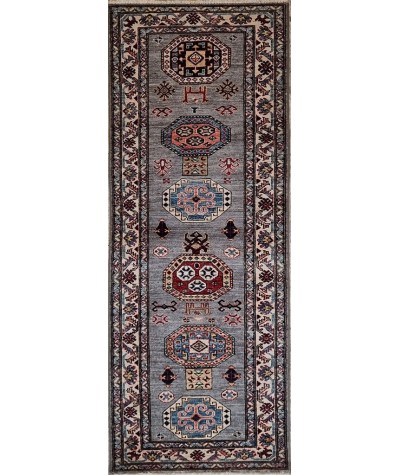 Tappeto caucasico Kazak 204x77cm