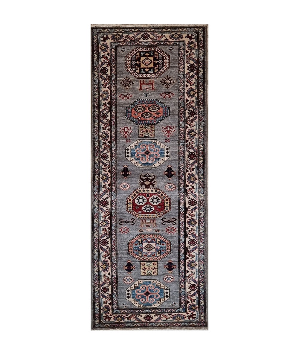 Tappeto caucasico Kazak 204x77cm