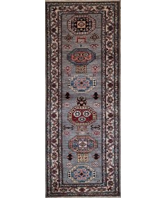 Tappeto caucasico Kazak 204x77cm