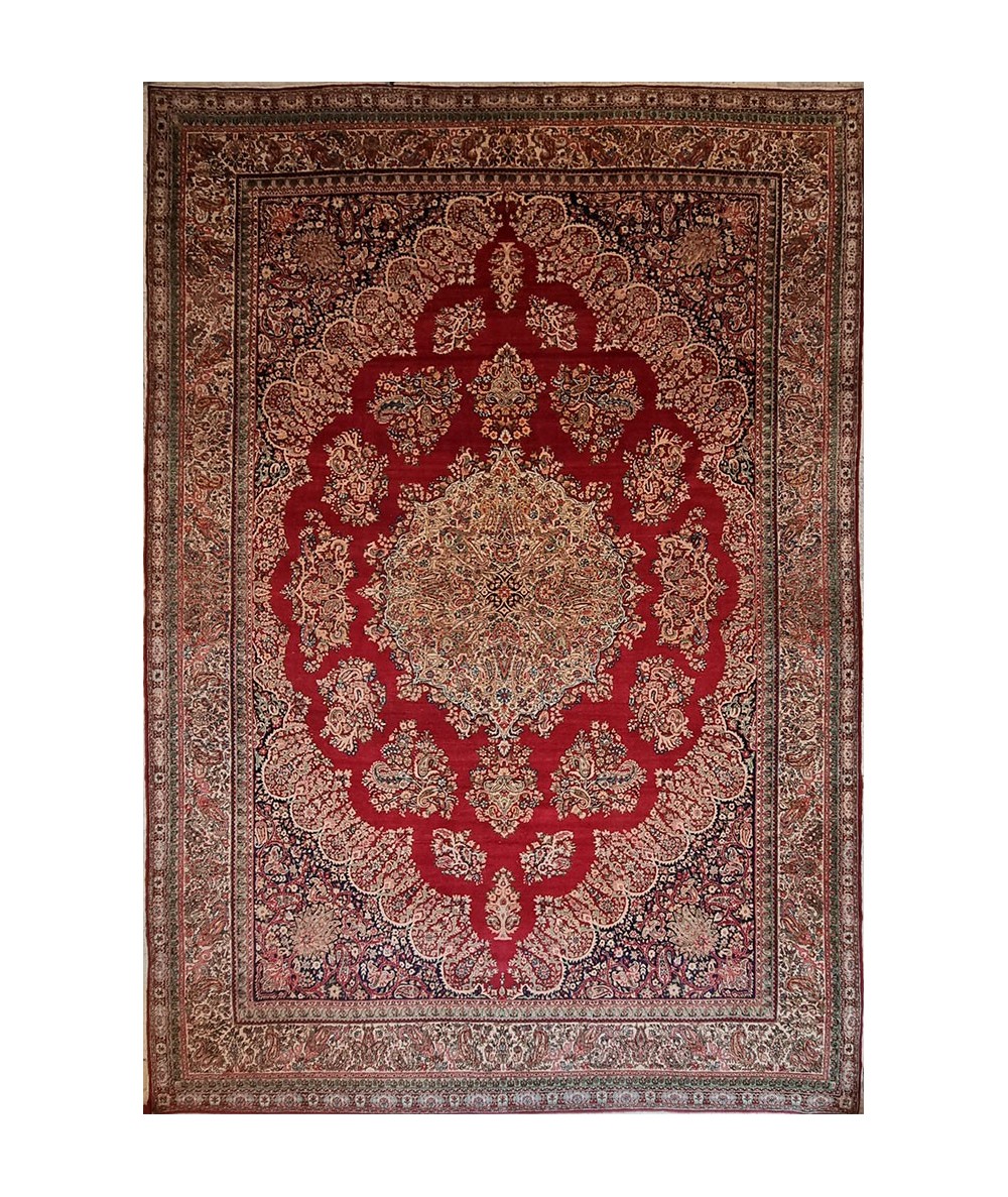 Tappeto Kirman finissimo old 422x294cm