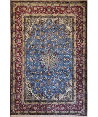 Tappeto Isfahan fine misto seta 315x205cm