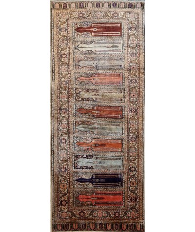 Tappeto Anatolico Gheisari seta old 240x94cm