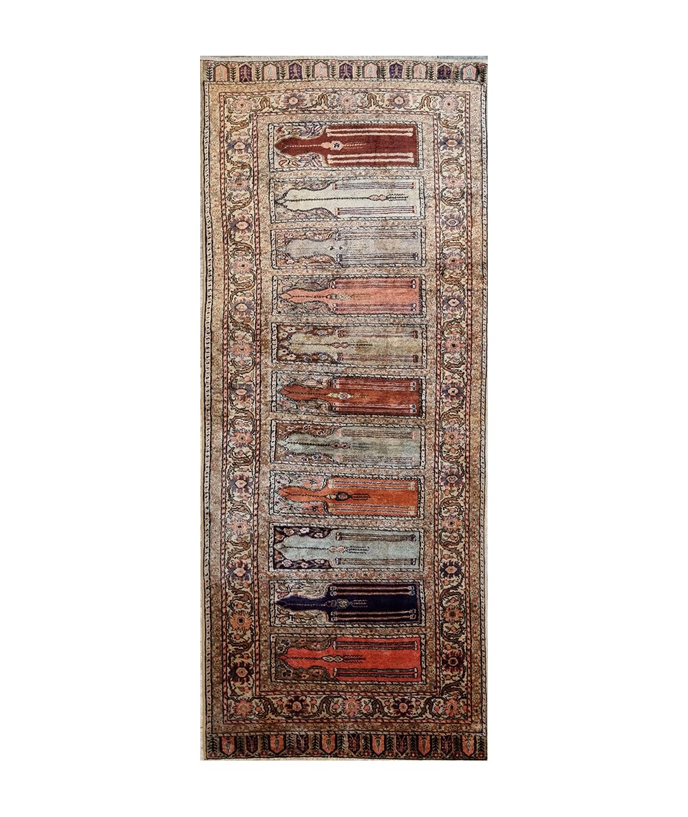 Tappeto Anatolico Gheisari seta old 240x94cm